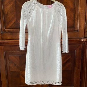 White Lilly Pulitzer lace dress